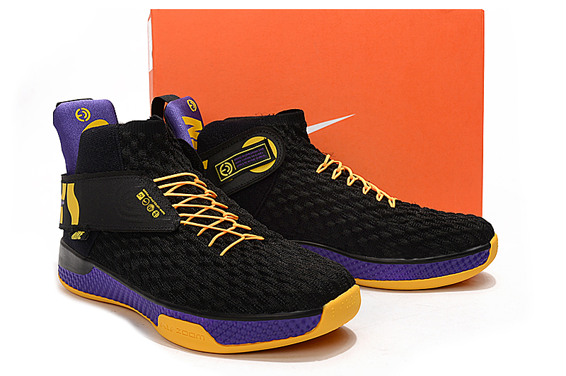2020 Men Nike Air Zoom UNVRS Black Yellow Purple Shoes - Click Image to Close